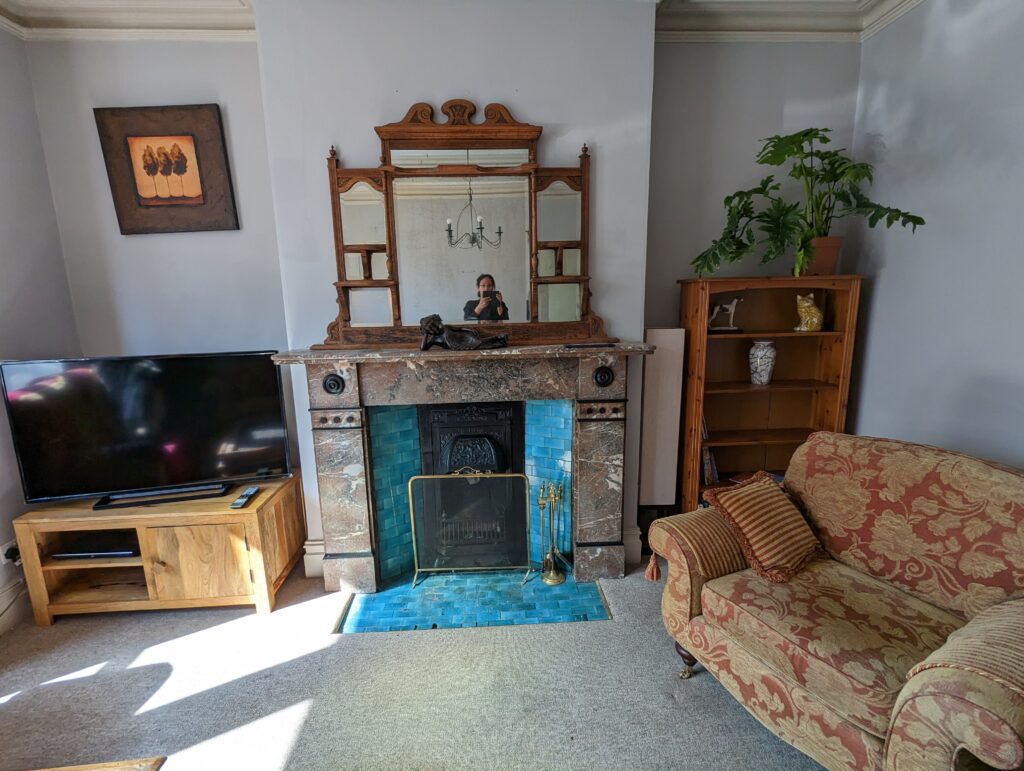 Brislington Townhouse Lounge Decorative Fireplace