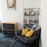 First floor front bedroom reading corner