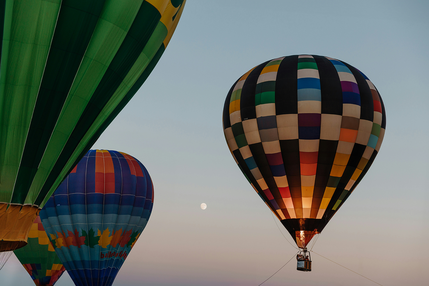 Hot air balloons